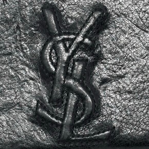 YSL All Black Cardholder Wallet - Picture 2 of 11